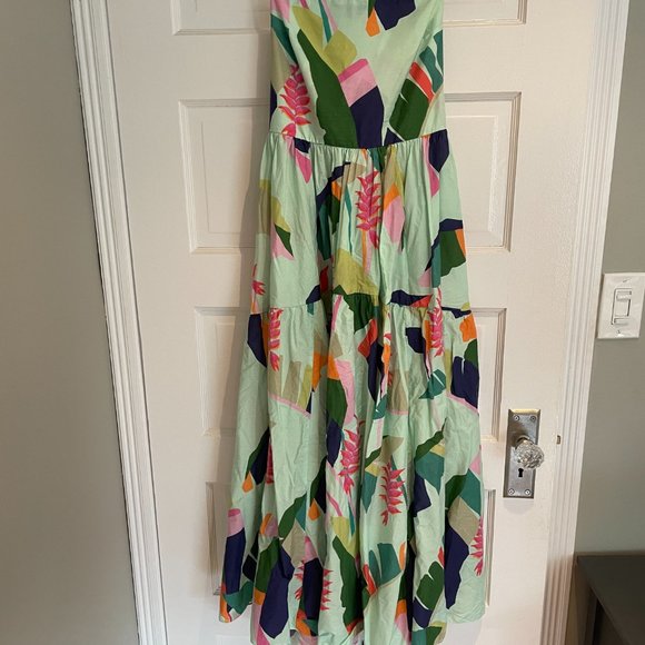 FARM Rio Multicolor Abstract Maxi Dress - Picture 5 of 6